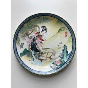 Imperial Jingdezhen Porcelain Yuan-Chun Plate | Jiang Xue-Bing Zhao Huimin China